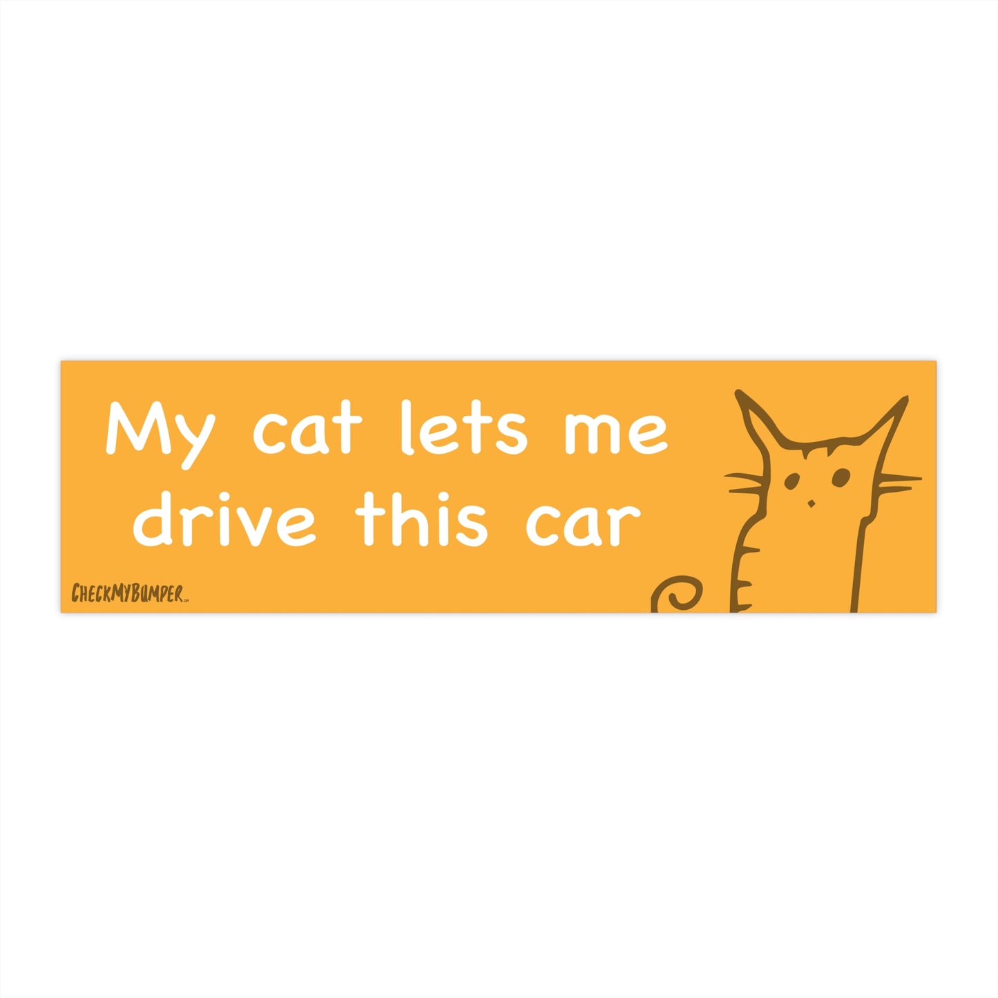 My Cat Lets Me Drive This Car