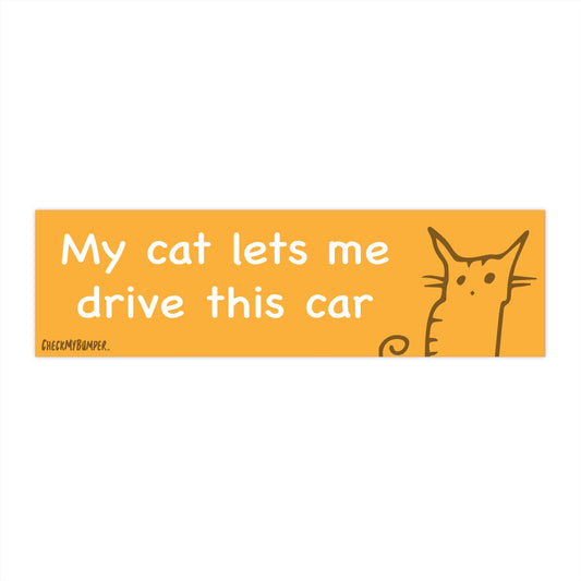 My Cat Lets Me Drive This Car