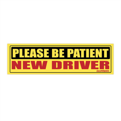 Please Be Patient New Driver