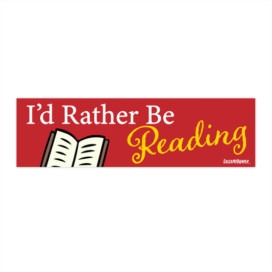 I'd Rather Be Reading