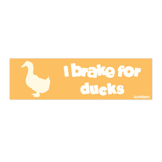 I Brake for Ducks